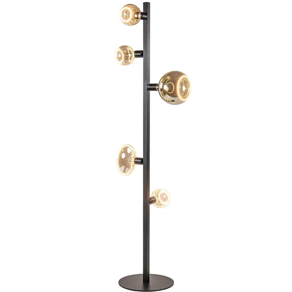 mat_zwart_metalen_vloerla_0.webp Online Straluma Mat zwart metalen vloerlamp met E27 fittingen