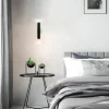 Outlet Straluma Mat zwarte cilinder wandlamp up+down