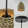 New Straluma Mat zwarte hanglamp met touw