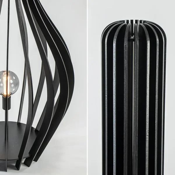 mat_zwarte_houten_vloerla_2.webp Cheap Straluma Mat zwarte houten vloerlamp kegel groot