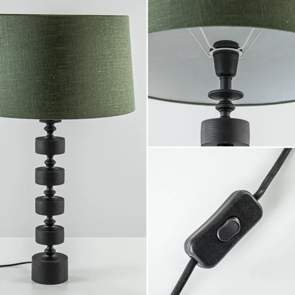 mat_zwarte_lampvoet_gody__3.webp Store Straluma Mat zwarte lampvoet Gody exclusief kap