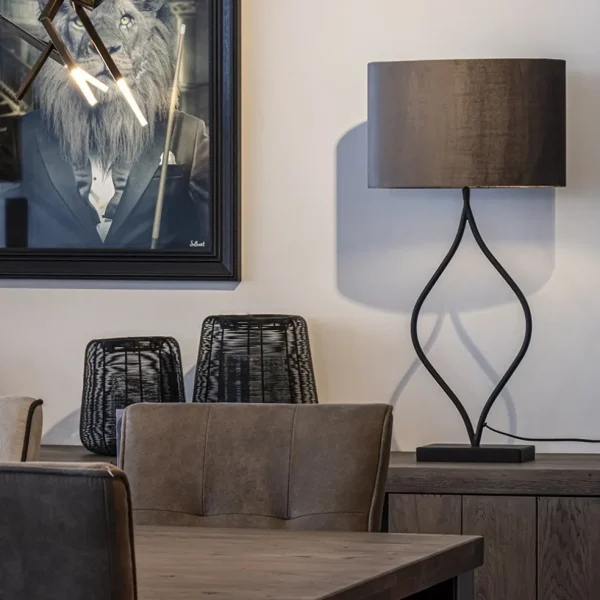 mat_zwarte_lampvoet_okno__4.webp Hot Straluma Mat zwarte lampvoet Okno exclusief kap