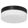 mat_zwarte_led_plafondlam_0-1.webp Discount Straluma Mat zwarte LED plafondlamp met wit glas IP44 dimbaar