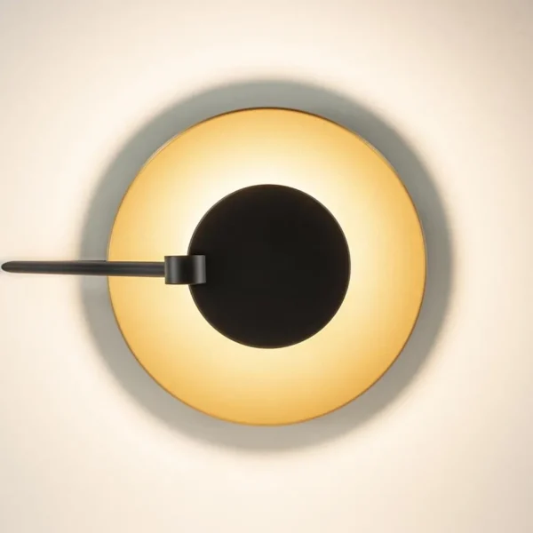 Discount Straluma Mat zwarte LED plafondlamp met goud