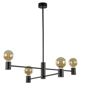 mat_zwarte_lichts_hanglam_0-1.webp Fashion Straluma Mat zwarte 4-lichts hanglamp