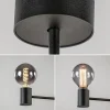 Fashion Straluma Mat zwarte 4-lichts hanglamp