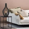 Flash Sale Straluma Mat zwarte tafellamp houten kegel