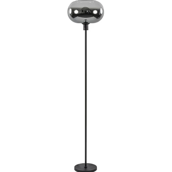 mat_zwarte_vloerlamp_met__0-4.webp Discount Straluma Mat zwarte vloerlamp met smoke glas gradient