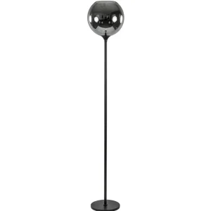 mat_zwarte_vloerlamp_met__0-7.webp Shop Straluma Mat zwarte vloerlamp met smoke/titanium glazen kap
