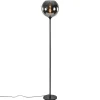 mat_zwarte_vloerlamp_met__1-8.webp Shop Straluma Mat zwarte vloerlamp met smoke/titanium glazen kap