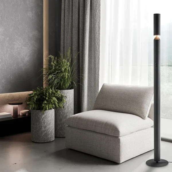 Cheap Straluma Mat zwarte vloerlamp up+down