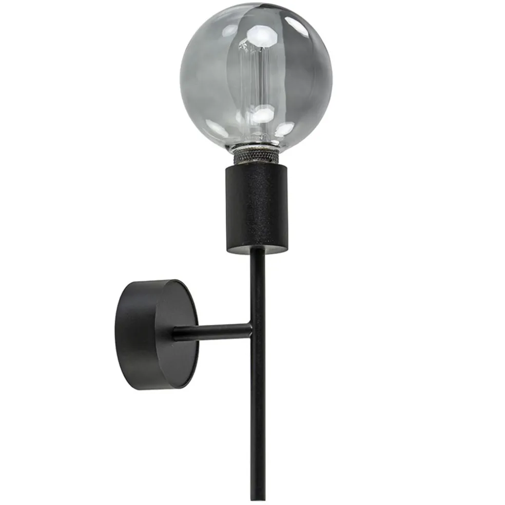 mat_zwarte_wandlamp_exclu_0.webp Store Straluma Mat zwarte wandlamp exclusief lichtbron