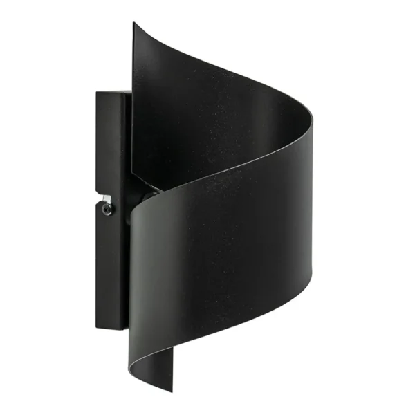 mat_zwarte_wandlamp_krul__0.webp Sale Straluma Mat zwarte wandlamp krul G9
