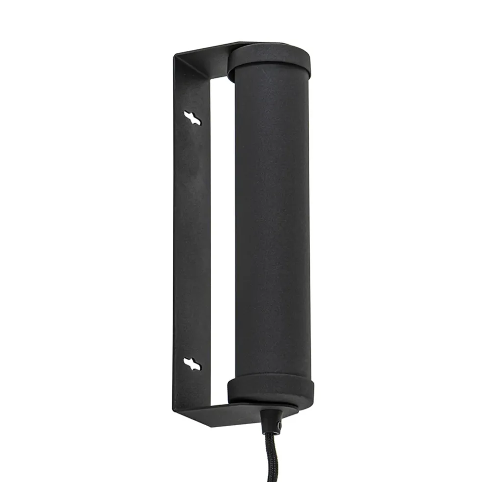 mat_zwarte_wandlamp_met_s_0-1.webp Clearance Straluma Mat zwarte wandlamp met snoer
