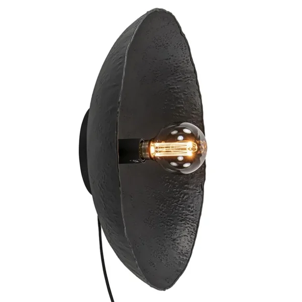 mat_zwarte_wandlamp_neva__1.webp Best Sale Straluma Mat zwarte wandlamp Neva inclusief snoer
