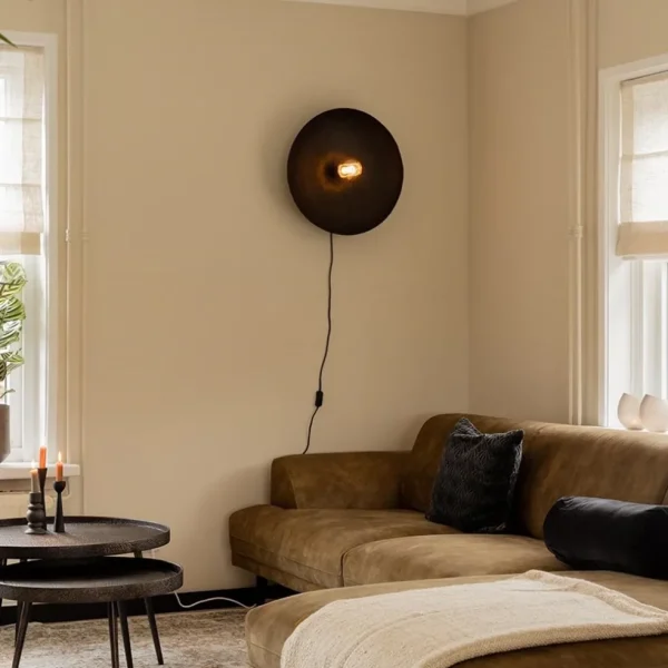 mat_zwarte_wandlamp_neva__4.webp Best Sale Straluma Mat zwarte wandlamp Neva inclusief snoer
