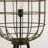 Best Straluma Metalen kooi vloerlamp oud-brons L&L