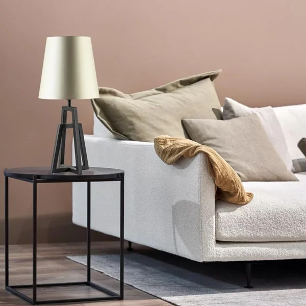 Outlet Straluma Metalen lampvoet mat zwart exclusief kap