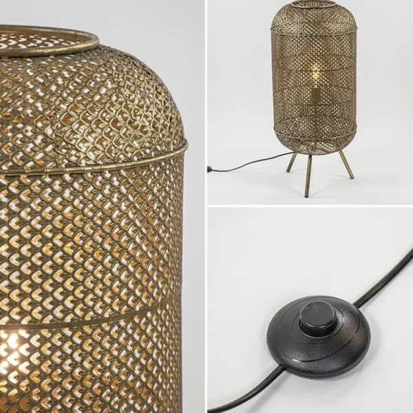 metalen_vloerlamp_oosters_3.webp Shop Straluma Metalen vloerlamp Oosterse lantaarn goud