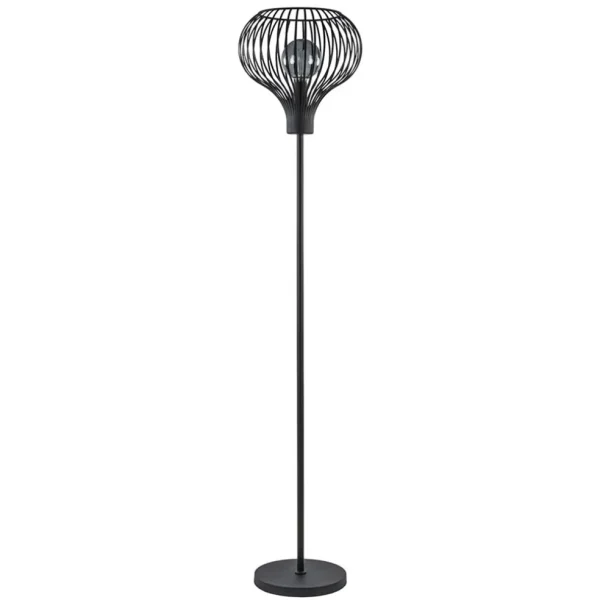 modern_zwarte_vloerlamp_m_0.webp Online Straluma Modern zwarte vloerlamp met draad kap