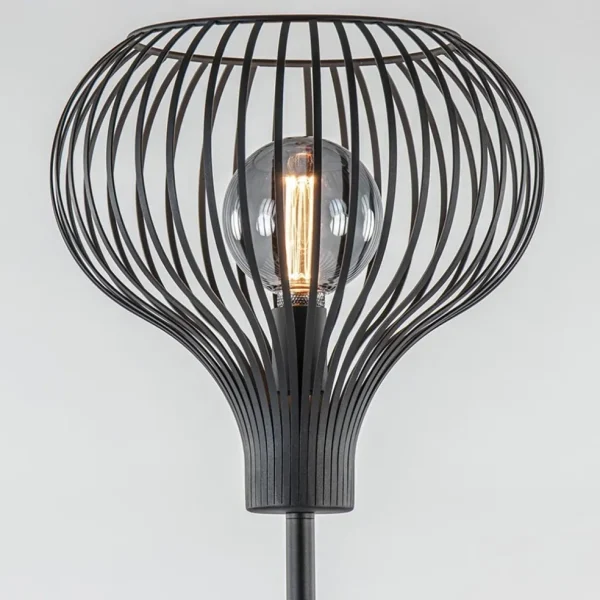 modern_zwarte_vloerlamp_m_2.webp Online Straluma Modern zwarte vloerlamp met draad kap