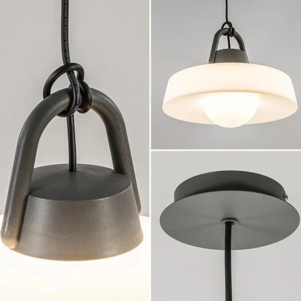 moderne_buitenlamp_hang_a_3.webp Outlet Straluma Moderne buitenlamp hang antraciet met wit IP65