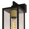 Cheap Straluma Moderne buitenlamp rechthoek zwart met goud IP54