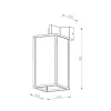 Cheap Straluma Moderne buitenlamp rechthoek zwart met goud IP54