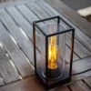 moderne_buitenlamp_tafel__2.webp Shop Straluma Moderne buitenlamp tafel zwart aluminium met helder glas