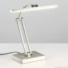 moderne_bureaulamp_nikkel_1.webp Best Straluma Moderne bureaulamp nikkel met geïntegreerd LED