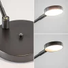 Shop Straluma Moderne bureaulamp zwart staal met dimbaar LED