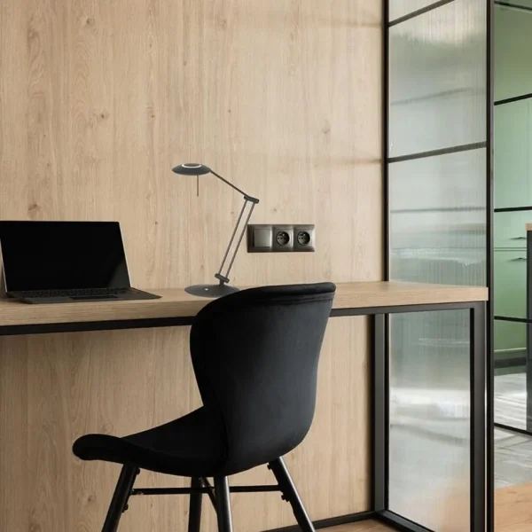 moderne_bureaulamp_zwart__4.webp Cheap Straluma Moderne bureaulamp zwart met dimbaar LED