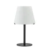 moderne_design_tafellamp__0.webp Outlet Straluma Moderne design tafellamp zwart met witte glazen kap