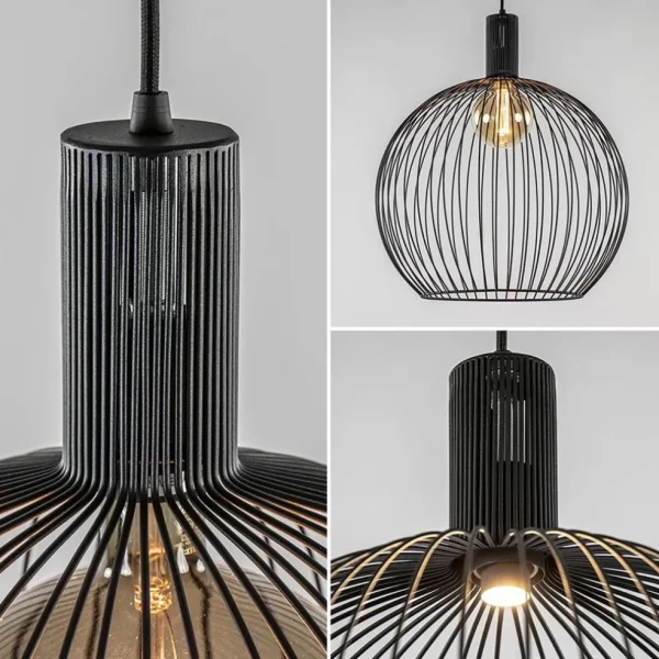 Best Sale Straluma Moderne draad hanglamp mat zwart 50 cm