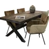 moderne_eetkamerstoel_led_4.webp Best Sale Straluma Moderne eetkamerstoel leder met stoffen zitting