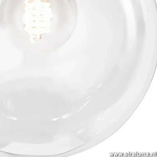 Outlet Straluma Moderne glazen plafonniere bol hal-wc