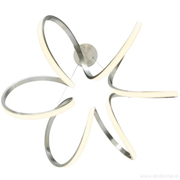 moderne_hanglamp_krul_sta_1.webp Best Straluma Moderne hanglamp krul staal incl LED