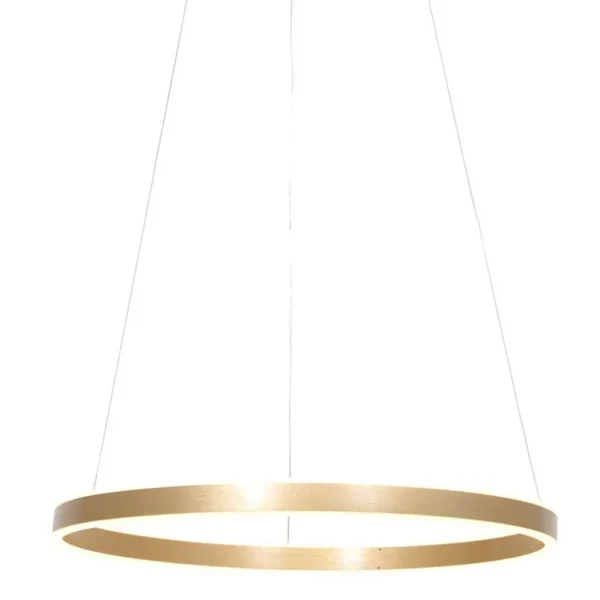 moderne_hanglamp_ring_gou_0.webp Best Straluma Moderne hanglamp ring goud met geïntegreerd LED