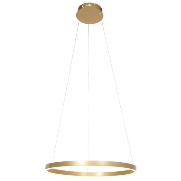 moderne_hanglamp_ring_gou_1.webp Best Straluma Moderne hanglamp ring goud met geïntegreerd LED