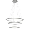 moderne_hanglamp_rond_met_0.webp Outlet Straluma Moderne hanglamp rond met LED ringen nikkel
