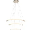 moderne_hanglamp_rond_met_1.webp Outlet Straluma Moderne hanglamp rond met LED ringen nikkel