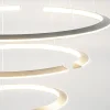moderne_hanglamp_rond_met_2.webp Outlet Straluma Moderne hanglamp rond met LED ringen nikkel