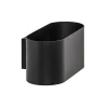 moderne_kleine_wandlamp_o_0.webp Store Straluma Moderne kleine wandlamp ovaal zwart
