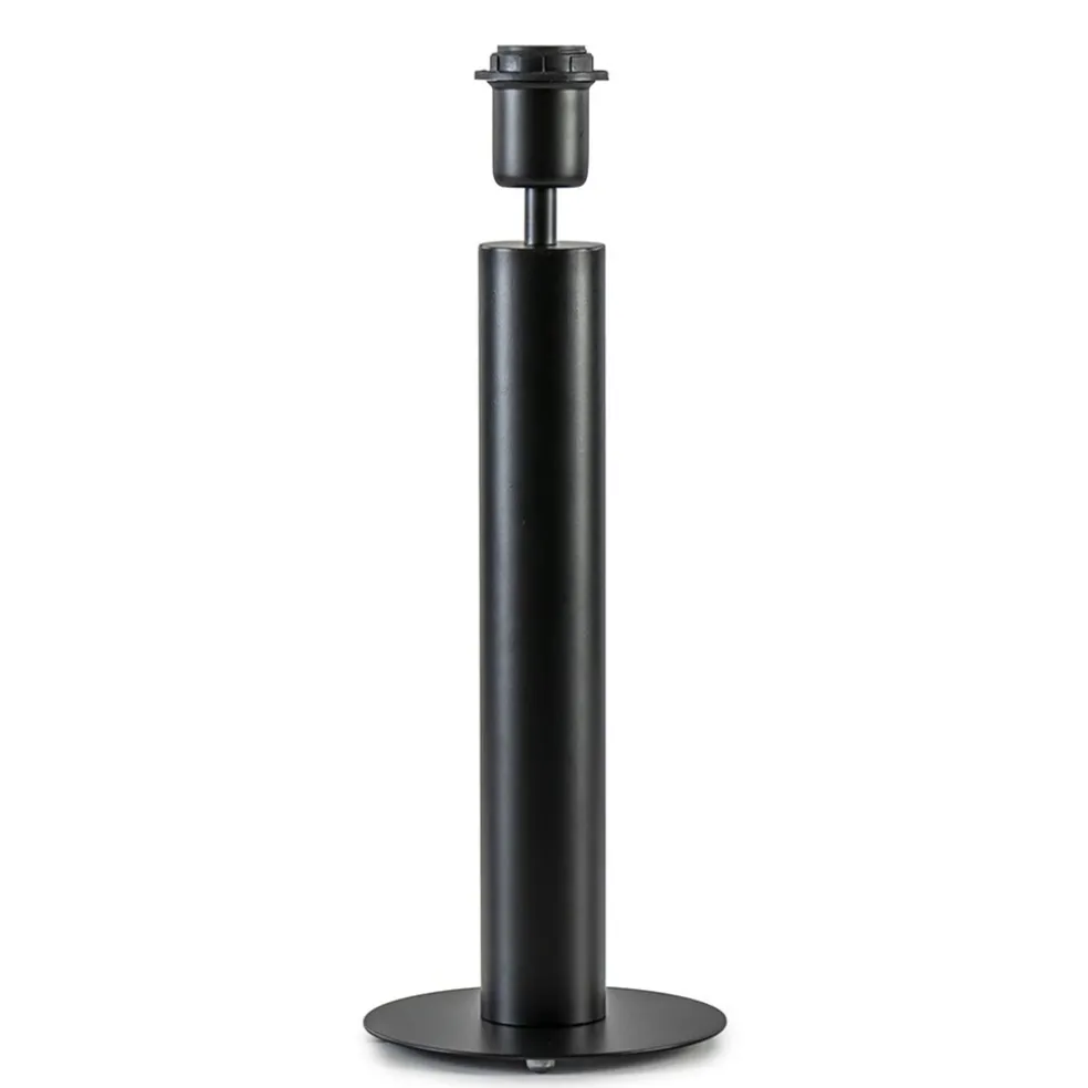 moderne_lampvoet_cilinder_0.webp Outlet Straluma Moderne lampvoet cilinder mat zwart excl kap