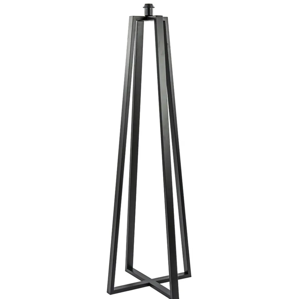moderne_lampvoet_mat_zwar_0.webp Online Straluma Moderne lampvoet mat zwart exclusief kap
