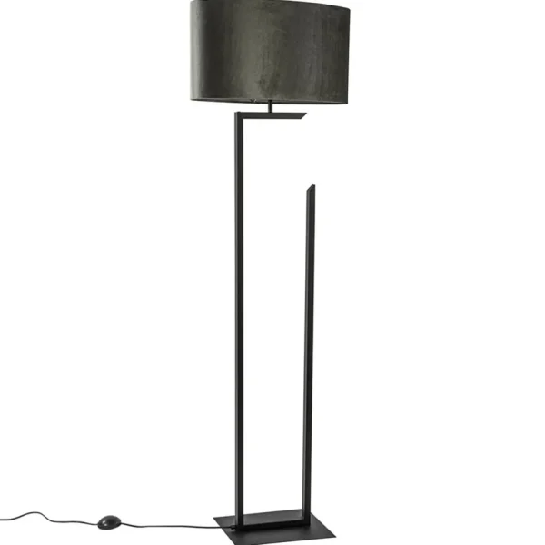 moderne_lampvoetvloerlamp_1.webp Cheap Straluma Moderne lampvoet/vloerlamp zwart excl. kap