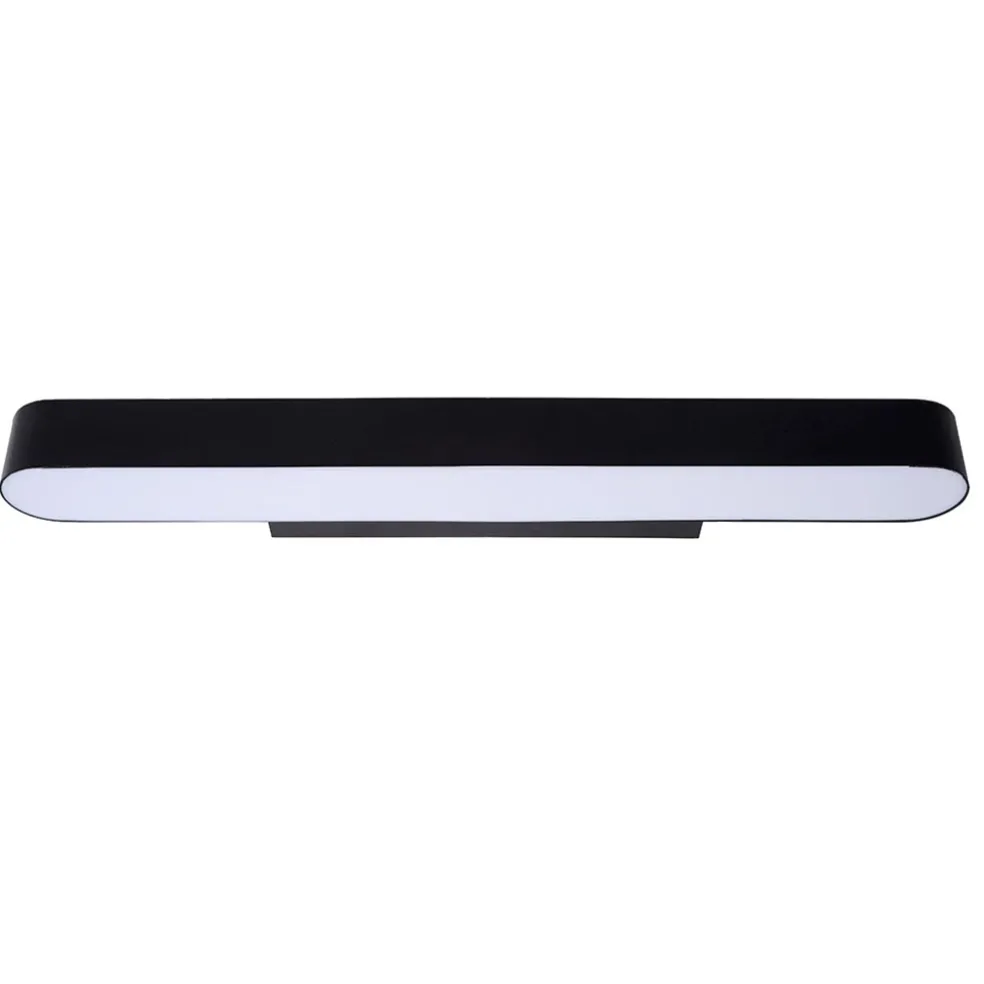 moderne_led_badkamer_wand_0.webp New Straluma Moderne LED badkamer wandlamp zwart 60 cm
