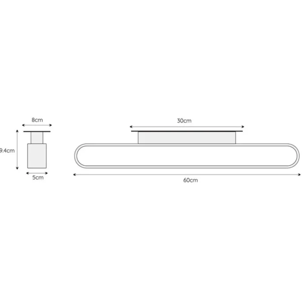 moderne_led_badkamer_wand_3.webp New Straluma Moderne LED badkamer wandlamp zwart 60 cm