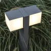 Flash Sale Straluma Moderne LED buitenlamp dubbele kubus op paal IP54