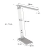 moderne_led_bureaulamp_ge_3.webp Clearance Straluma Moderne LED bureaulamp geborsteld staal verstelbaar